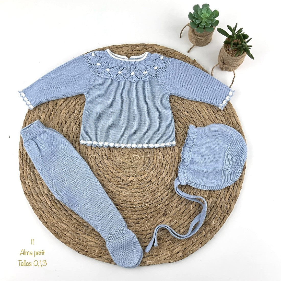 Alma Petit 11 Celeste Baby First Outfit Set
