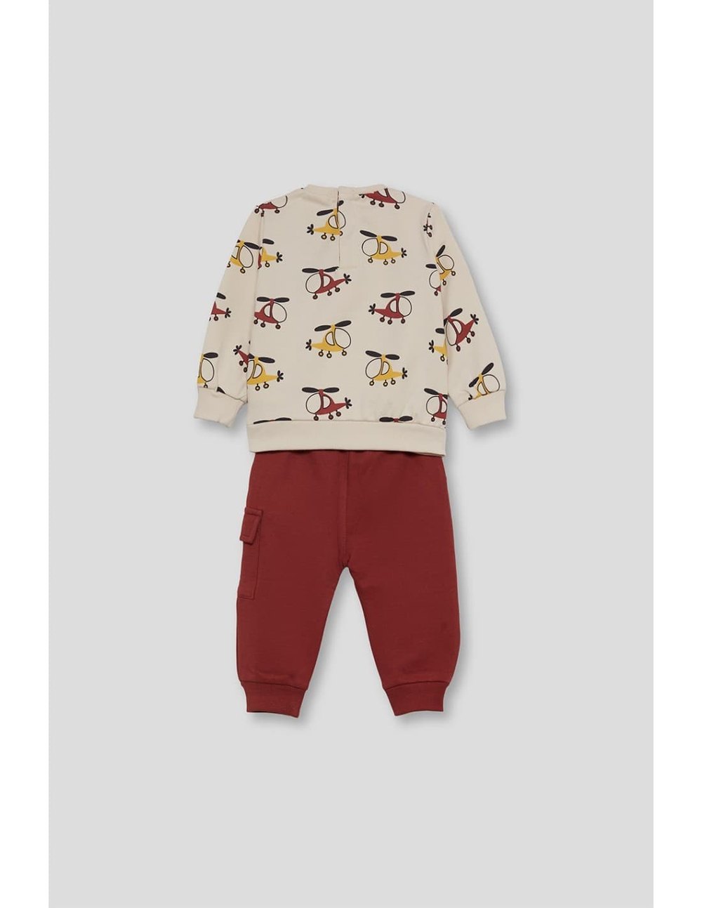 Survêtement bébé garçon 2 pièces Street Monkey Hélicoptère (3 à 24 mois) – Réf. 522154030