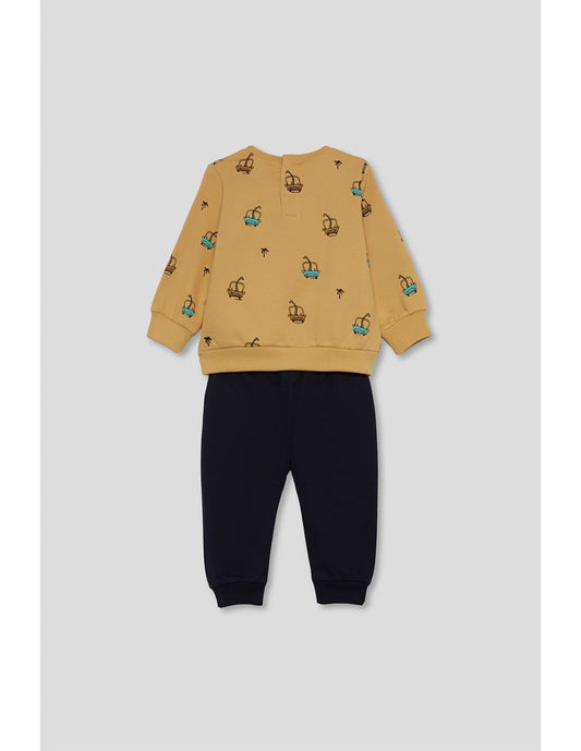 Conjunto bebé niño Street Monkey con sudadera estampado barcos 522154043 (3 a 24 meses)