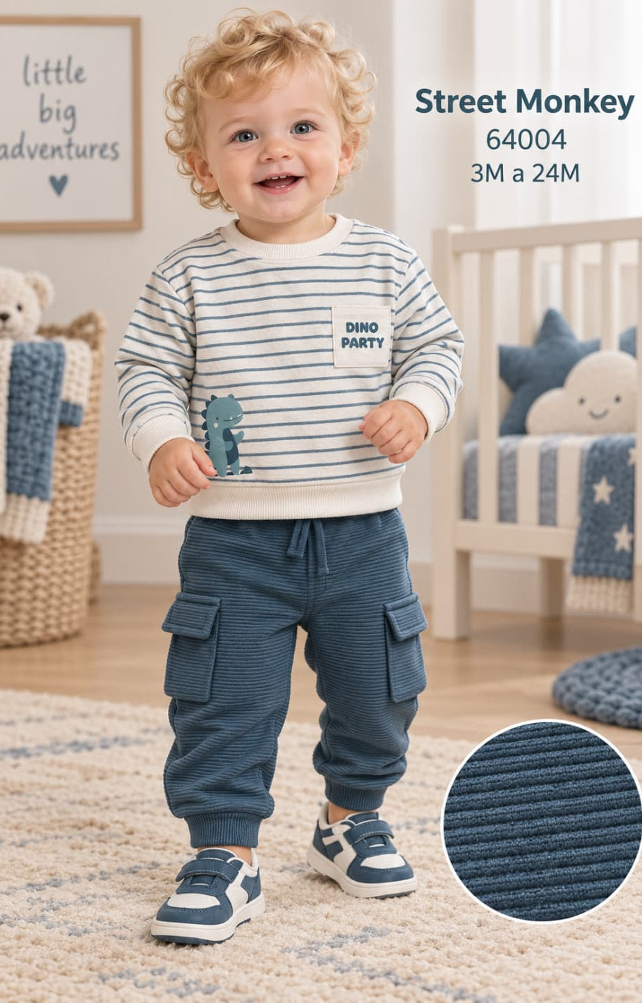 Ensemble bébé deux pièces Street Monkey 351034 (1 à 24 mois)