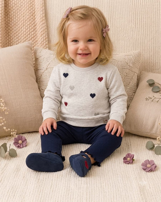 Ensemble bébé garçon Babybol gris et vert avec sweat et pantalon 522152110 Confort et style décontracté