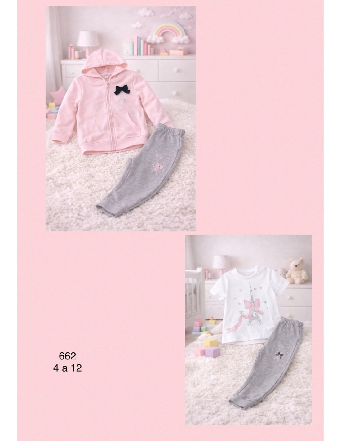 Conjunto chándal niña 3 piezas entretiempo 622000662