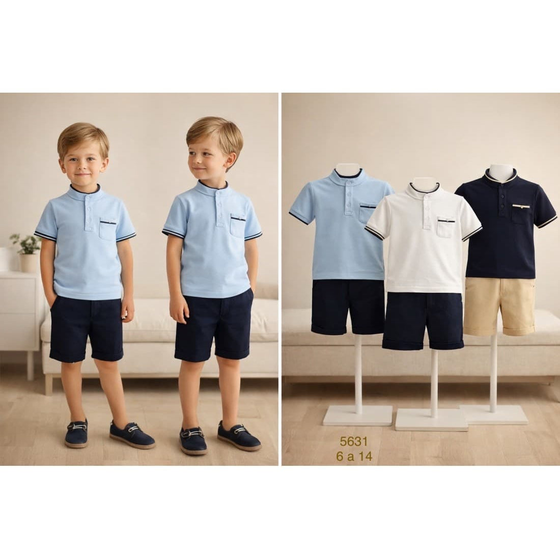 Conjunto pantalón niño 622005631 – Estilo casual con aire elegante