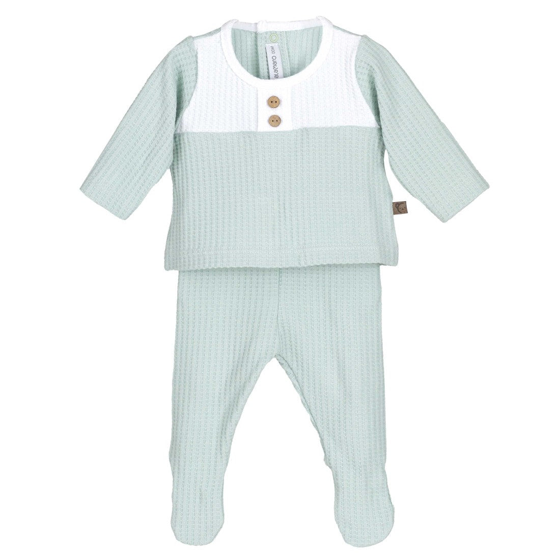 Conjunto polaina bebé algodón lycra Calamaro 621011272 verde