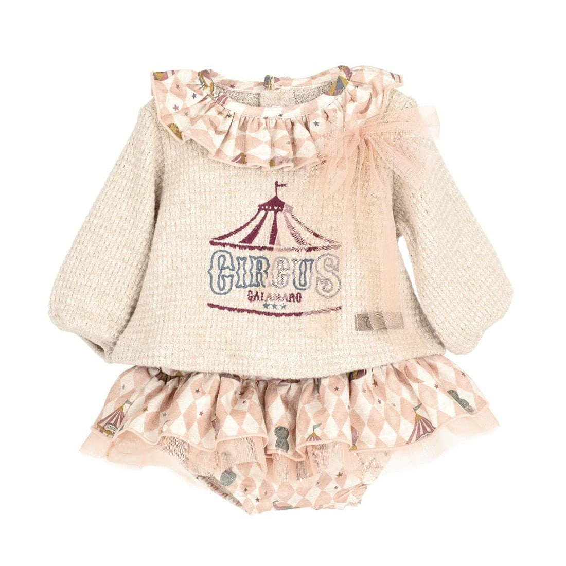 Conjunto pololo bebé Calamaro Circus 521111192 Estilo, suavidad y diseño único