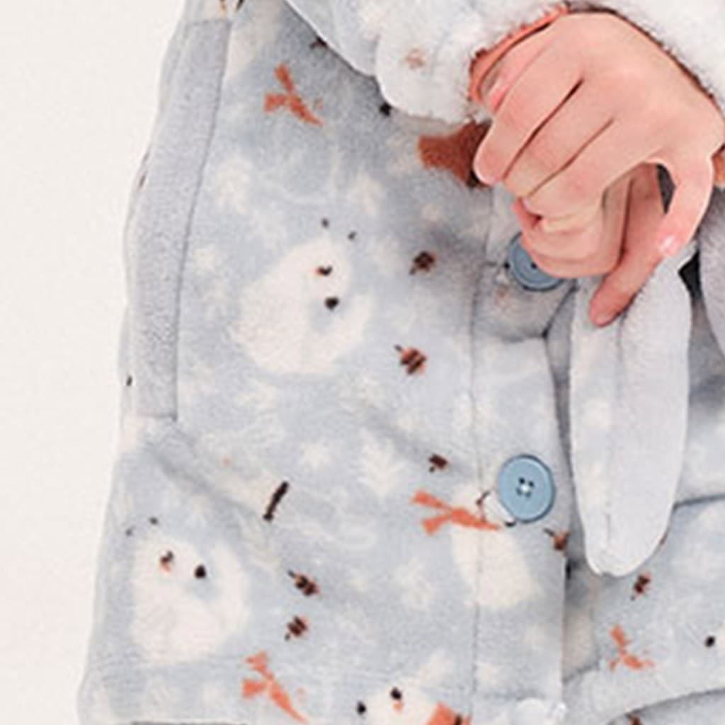 Roupão juvenil em lã coral para menina Stars 8127 Kinanit