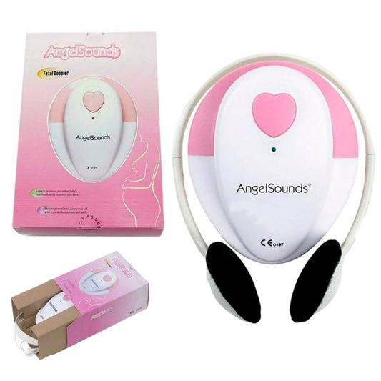 Detector Fetal AngelSounds Rosa – Escucha y guarda los primeros latidos de tu bebé