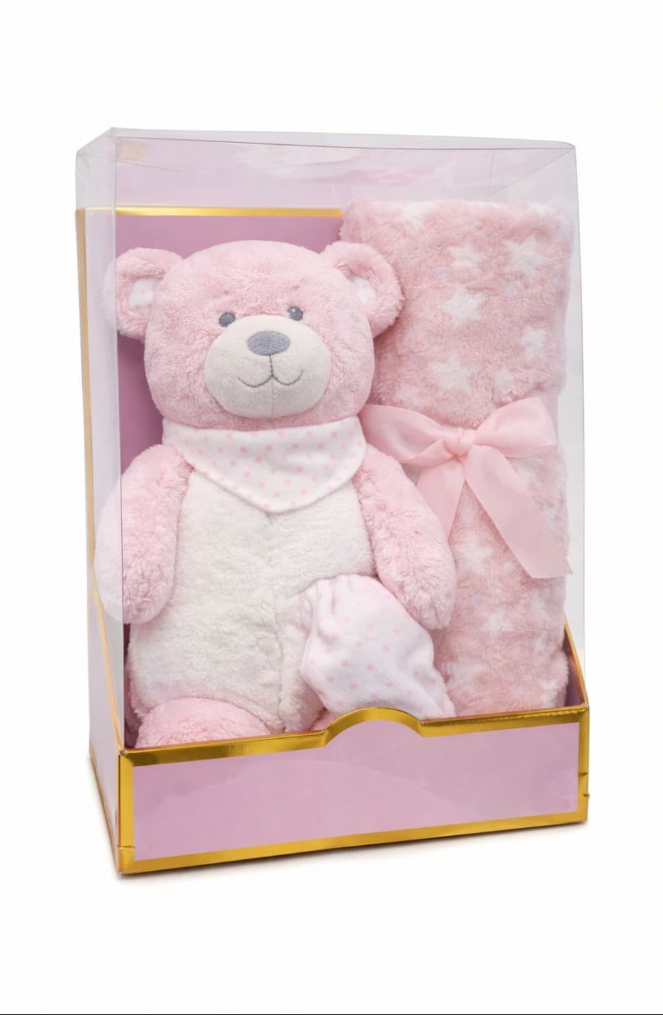 Estuche regalo manta de estrellas y osito para bebé – Kinanit 321100700