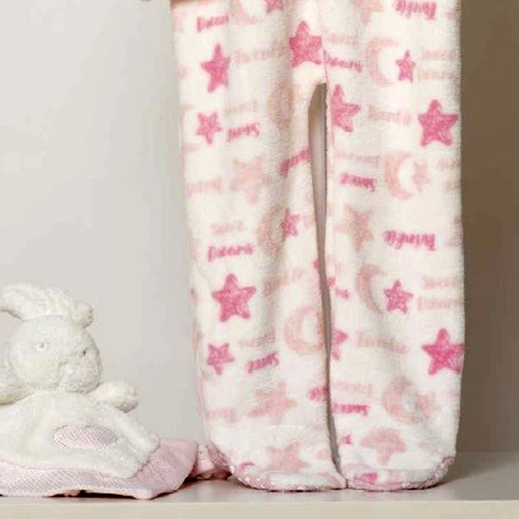 Macacão com manta Kinanit Pink Star para menina 2030 Macacão quente