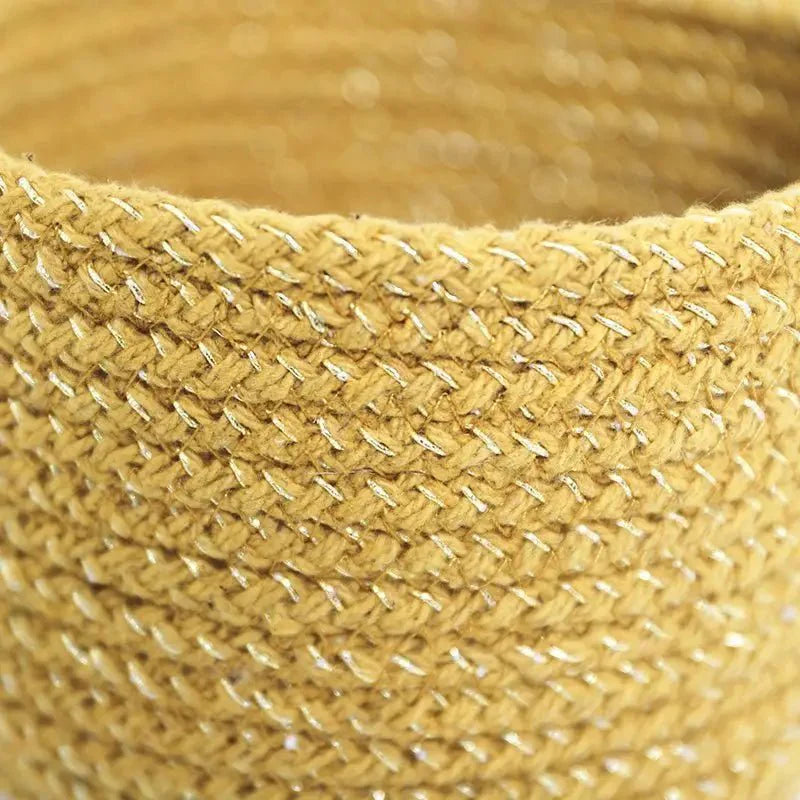 Cestas de almacenamiento de cuerda de algodón, juego de 3 cestas ILSE MIEL