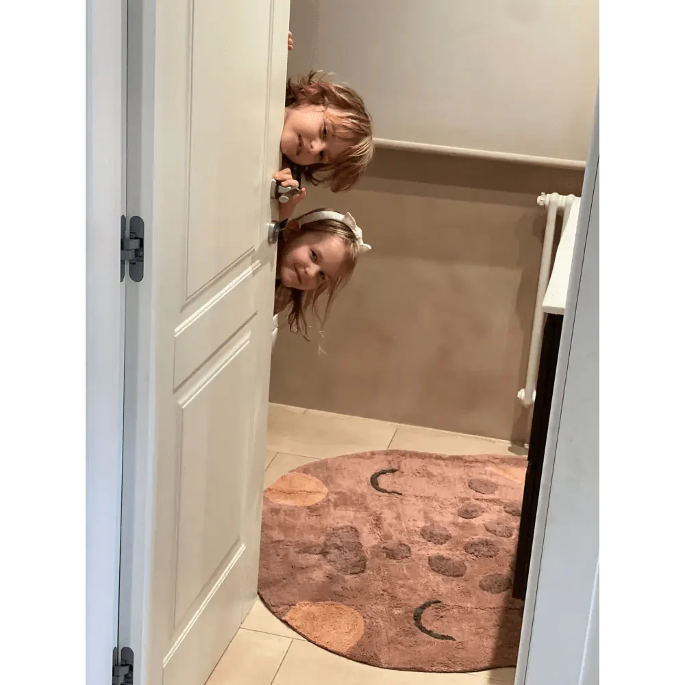 Alfombra Infantil Leopardo Sören 95x105cm para Dormitorio Infantil