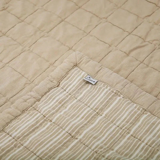 Alfombra de Descanso para bebé reversible CARAMEL LAVE 100 x 87 cm