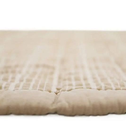 Alfombra de Descanso para bebé reversible CARAMEL LAVE 100 x 140 cm