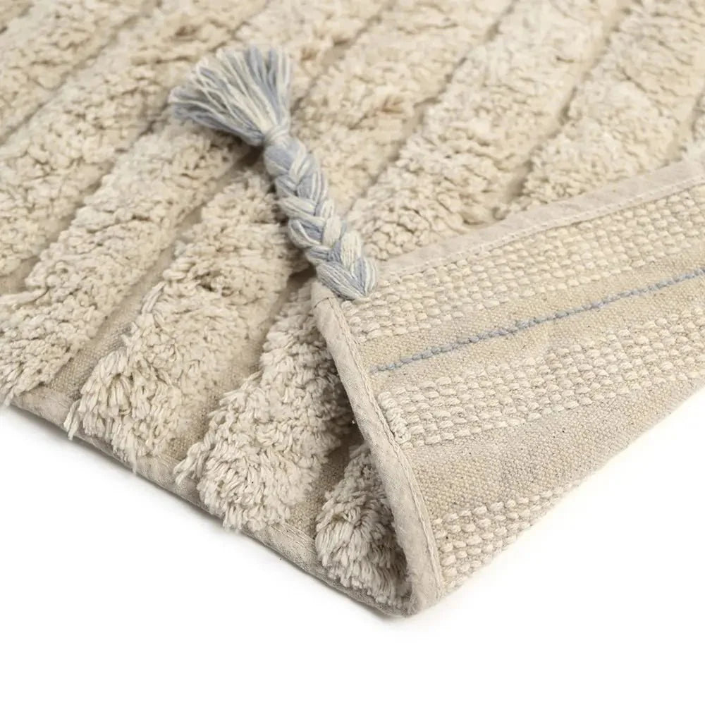 Alfombra infantil de algodón lavable DALIA BLEU