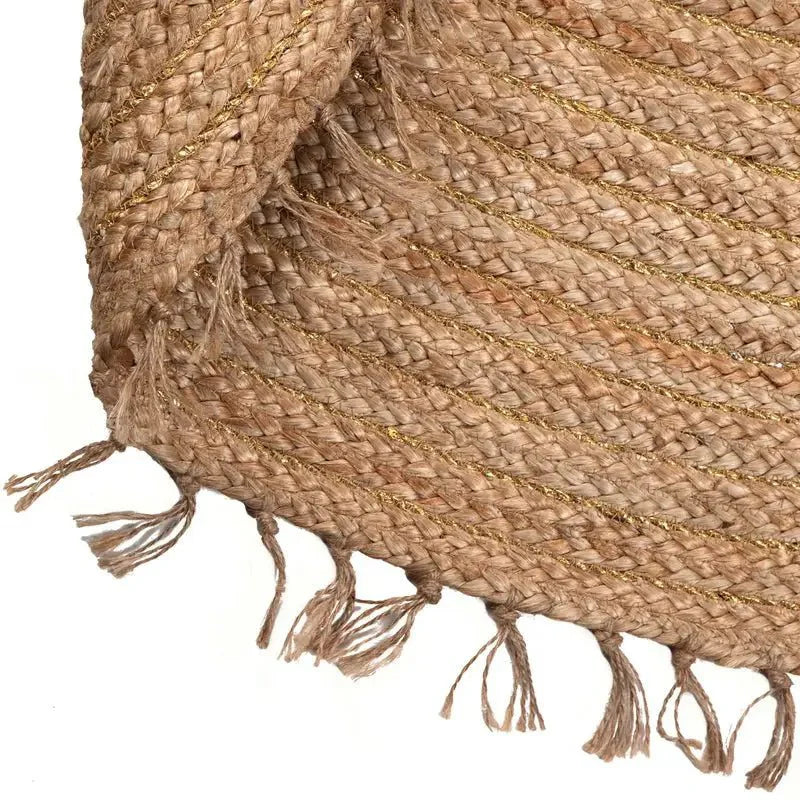 Alfombra redonda de Yute 140cm ABHA