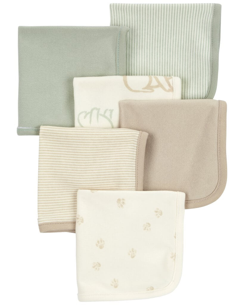 Pack 6 babas marfil con estampados