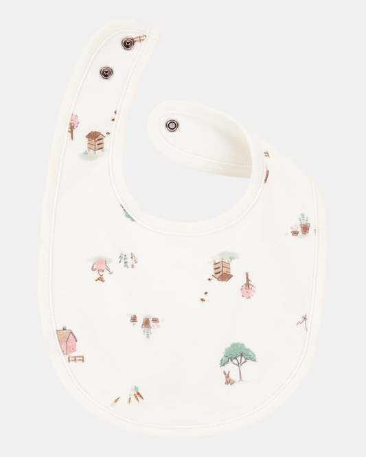 Pack tres baberos algodón diseño conejita