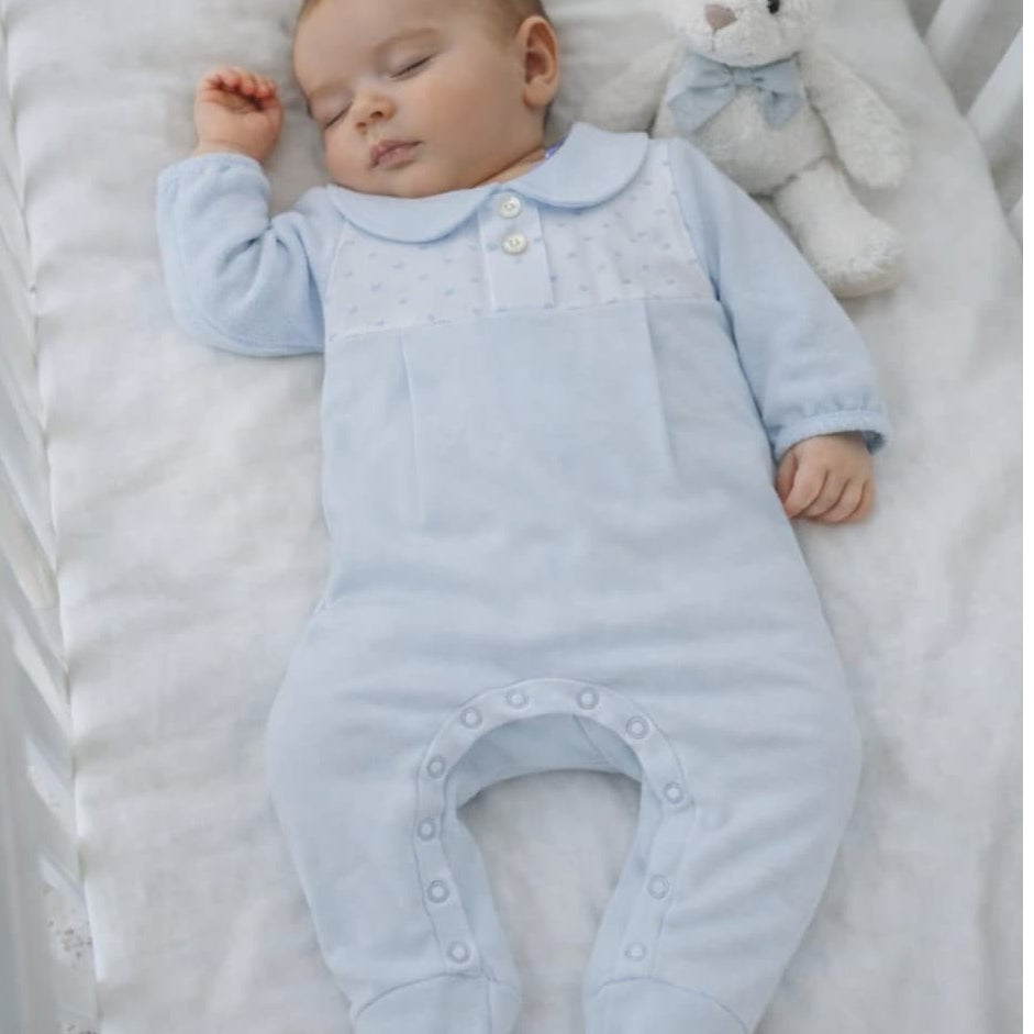 Pelele bebé manga larga CALAMARO 621033007 – ALGODÓN SUAVE Y CONFORTABLE