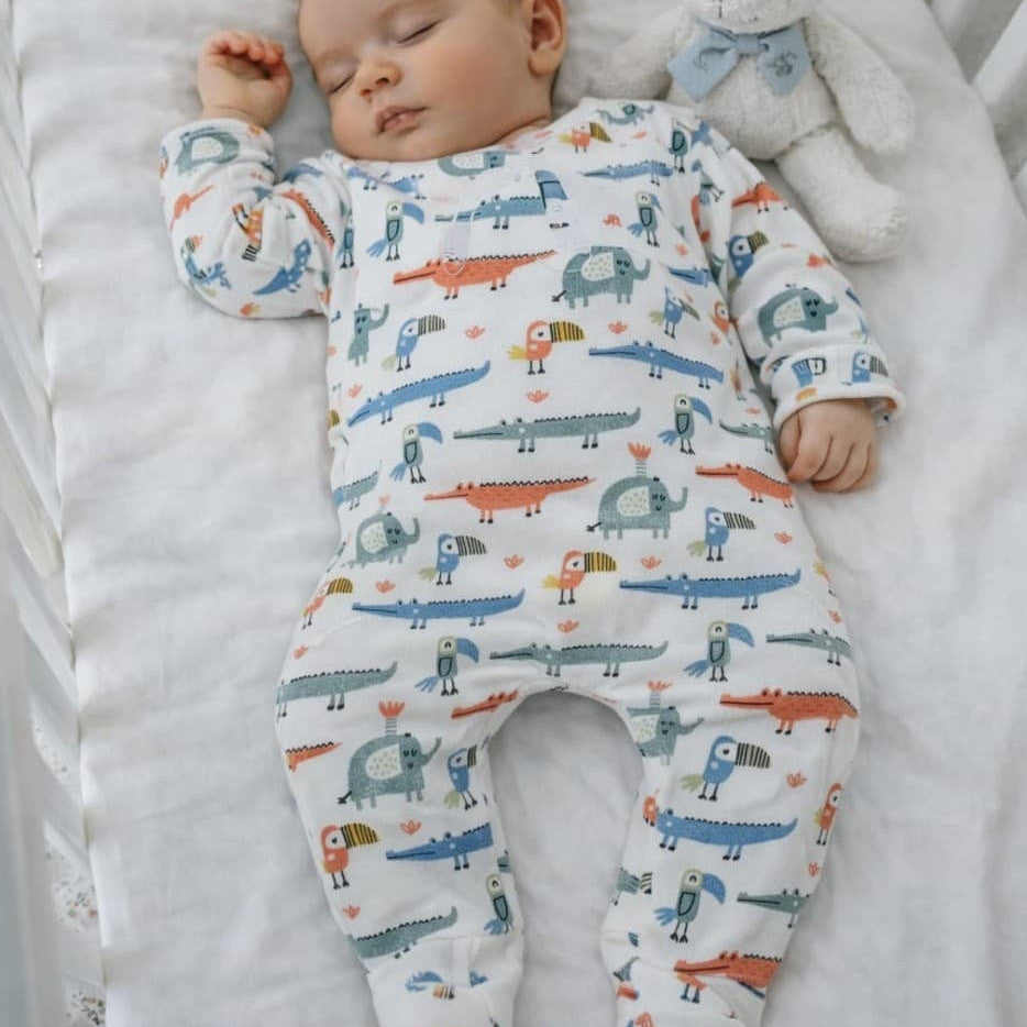 Pelele bebé manga larga CALAMARO 621033015 animalitos divertidos