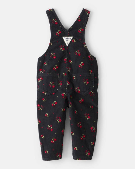 Peto de pana con estampado floral