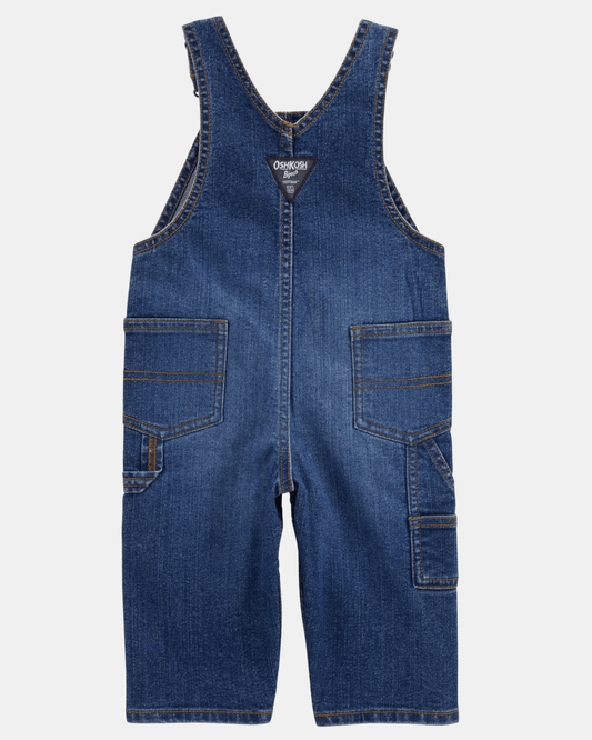 Peto denim clásico lavado oscuro