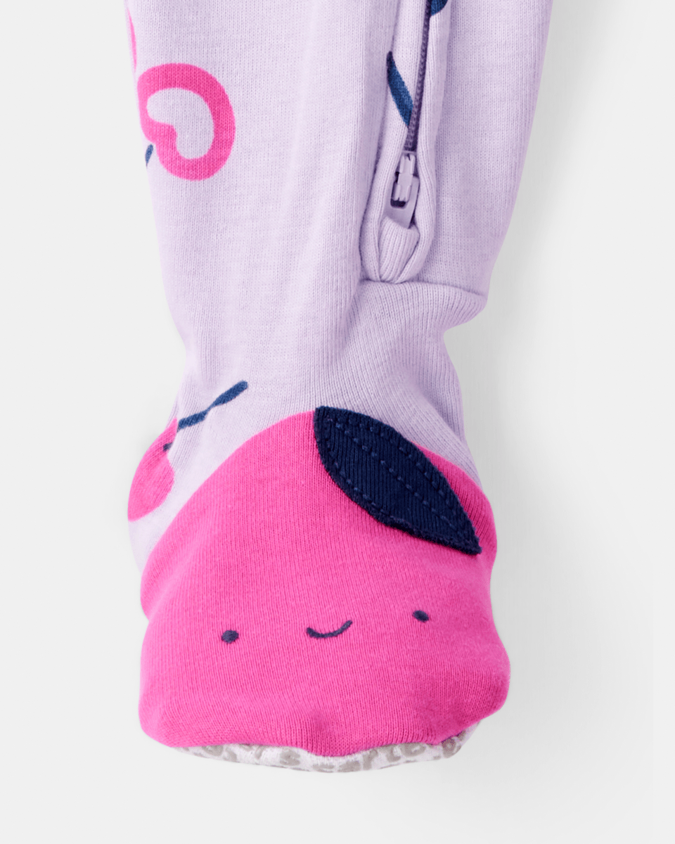 Pijama algodón con diseño cerezas