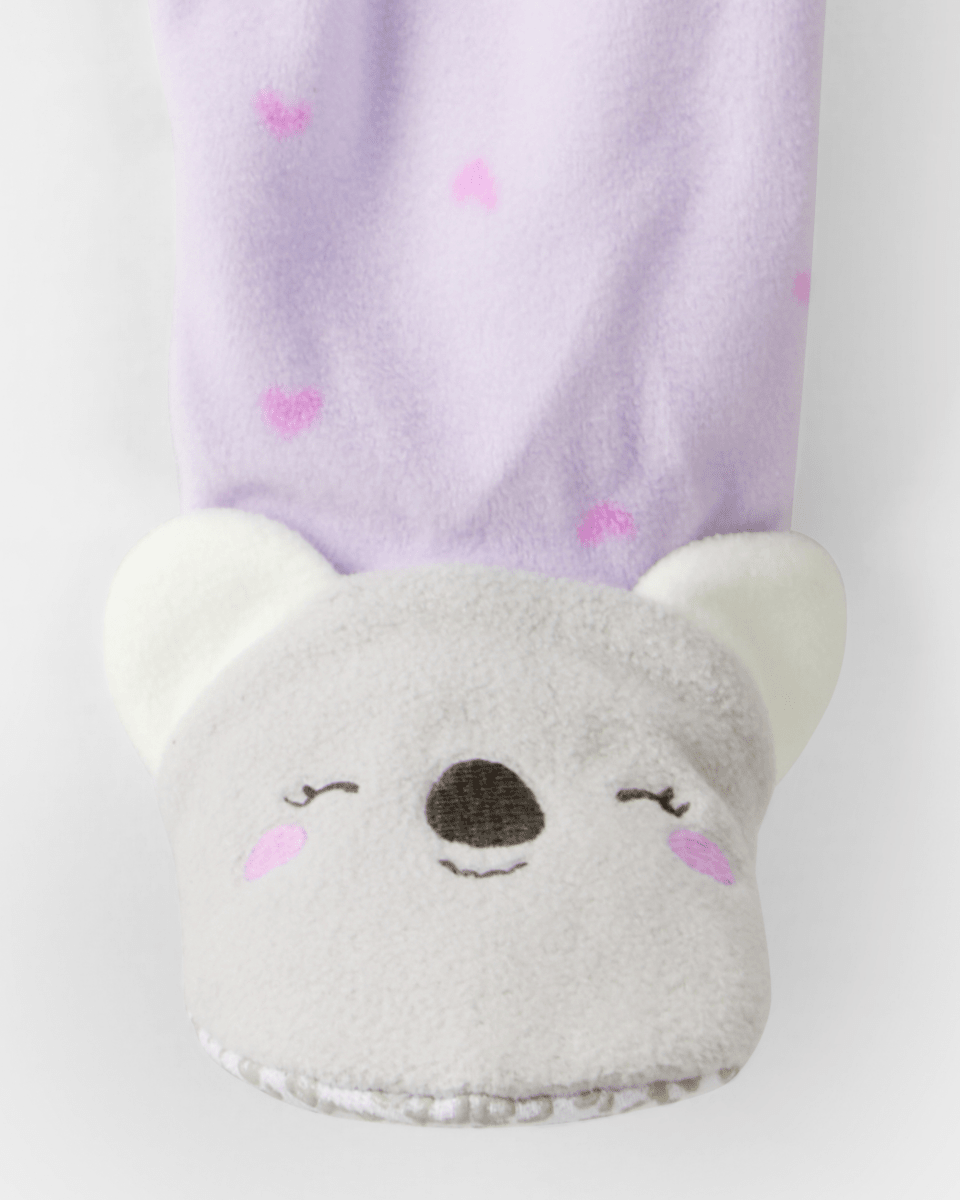 Pijama enterizo holgado con koalas y corazones