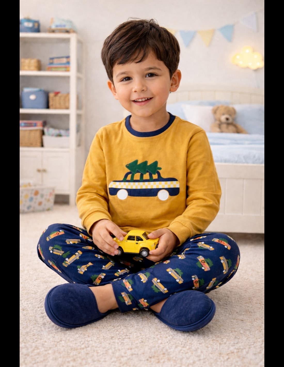 Pijama infantil niño algodón DIVERCHIC coche 525106067