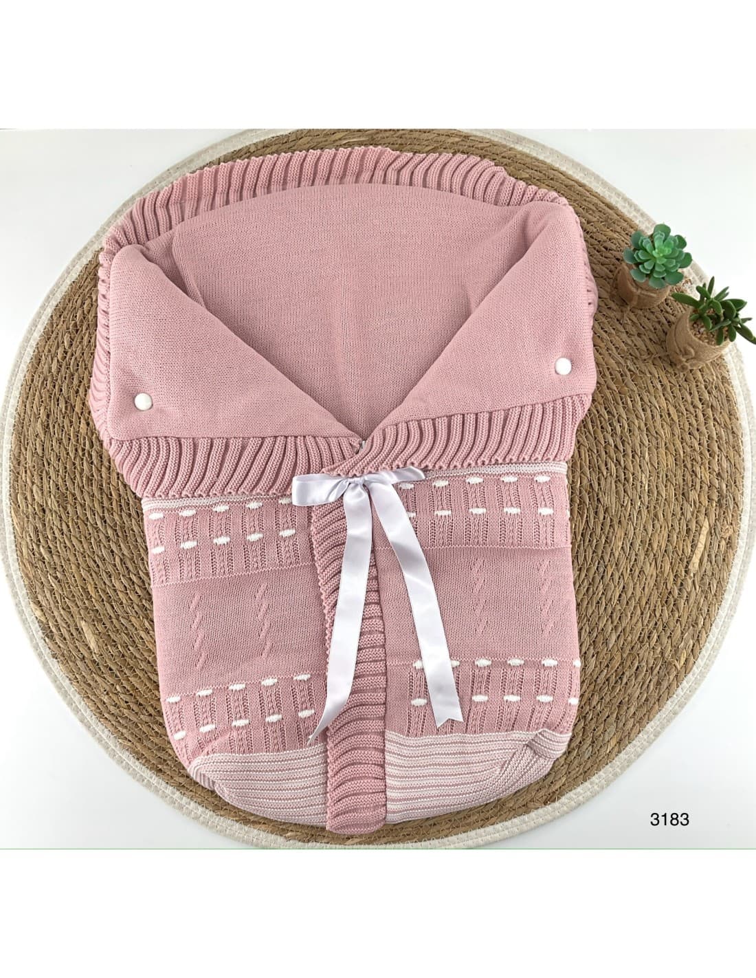 Veste tricotée avec nœud et fermeture éclair invisible LA CASITA DE PEPITO 2987/3187/2787/2587