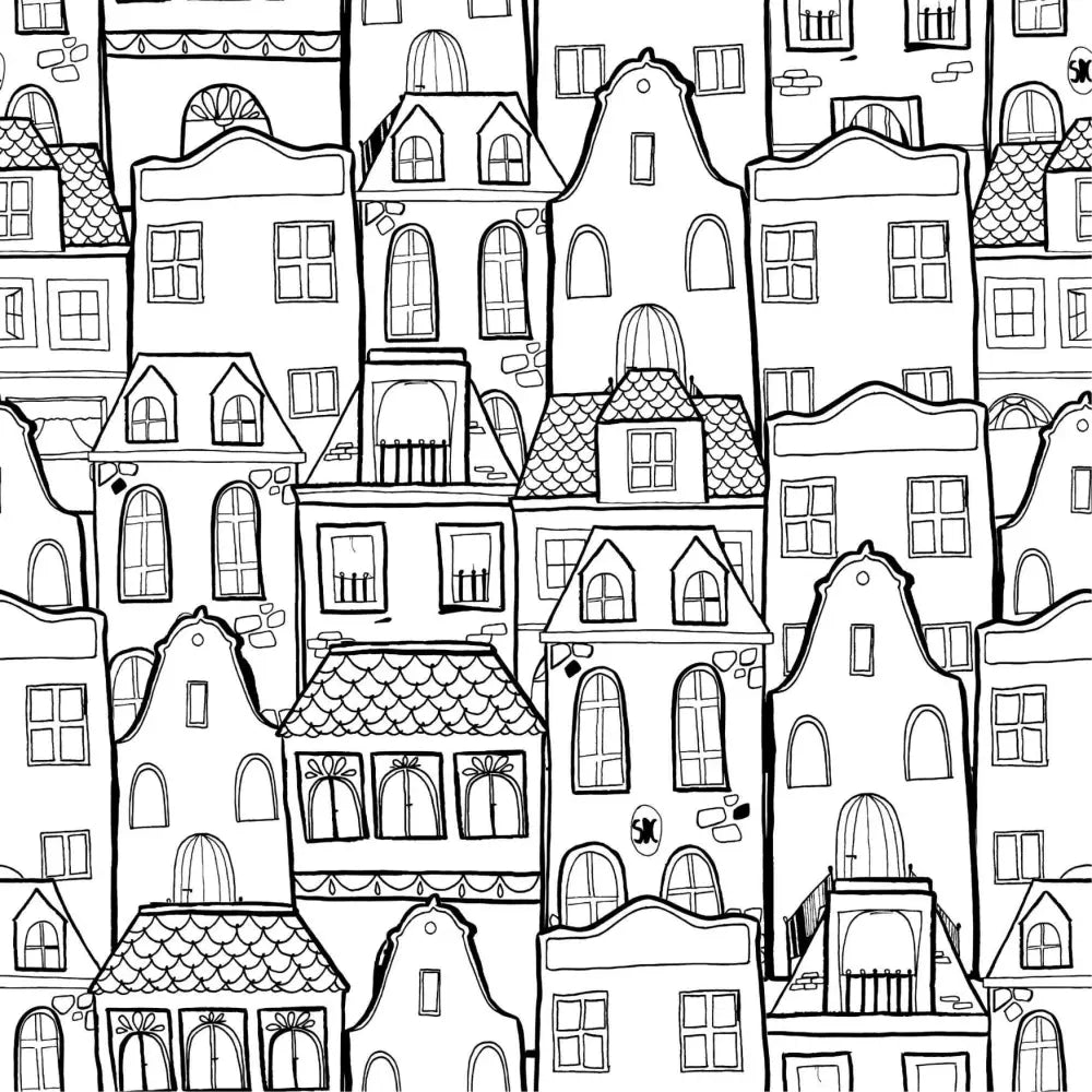 Papel Pintado CASAS SDC-LH-001 Negro