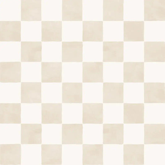 Papel Pintado Infantil "Damas" Acuarela Beige