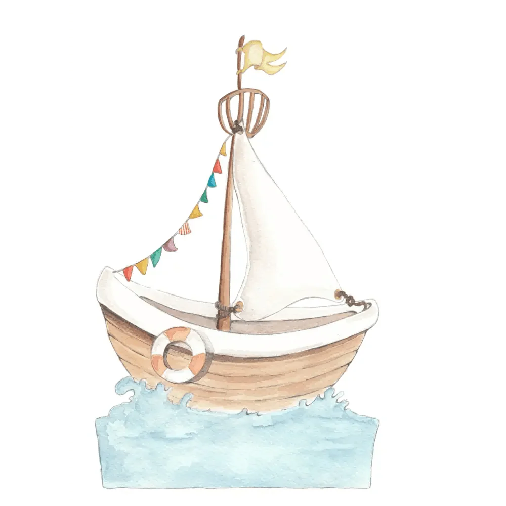 Vinilo Cabecero Barco LITTLE BOAT