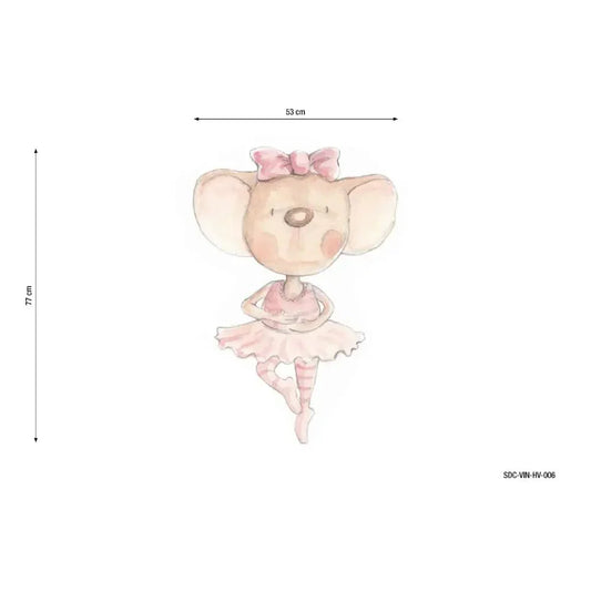 Vinilo Decorativo Infantil BAILANDO CON MARIPOSAS
