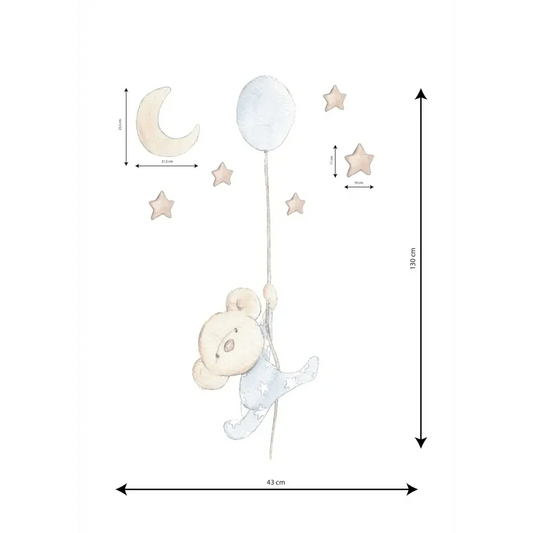 Vinilo Decorativo Infantil BALLOON BOY - SUEÑOS DE CIGUEÑA