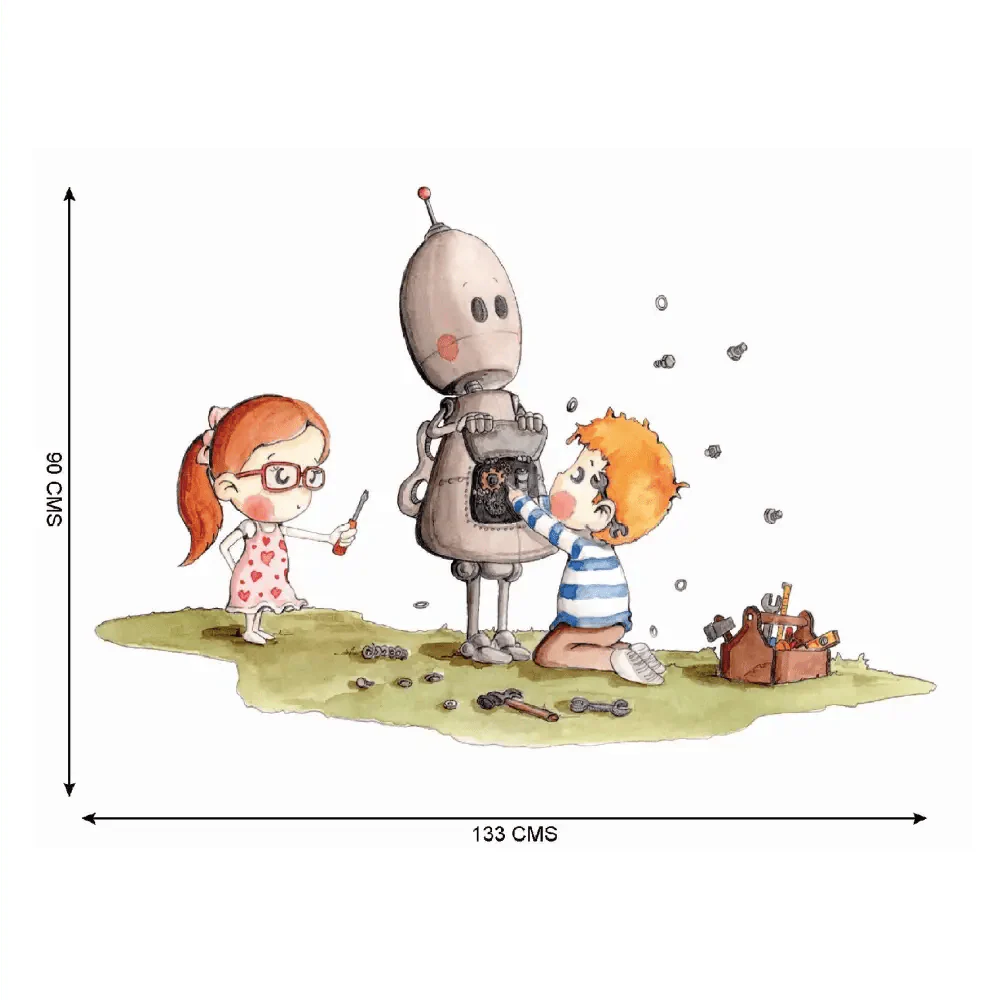 Vinilo Decorativo Infantil BOTTY EL ROBOT