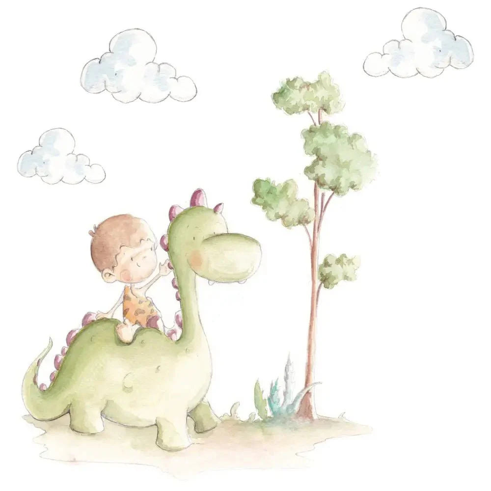 Vinilo Decorativo Infantil Dinosaurio LINO & DINO