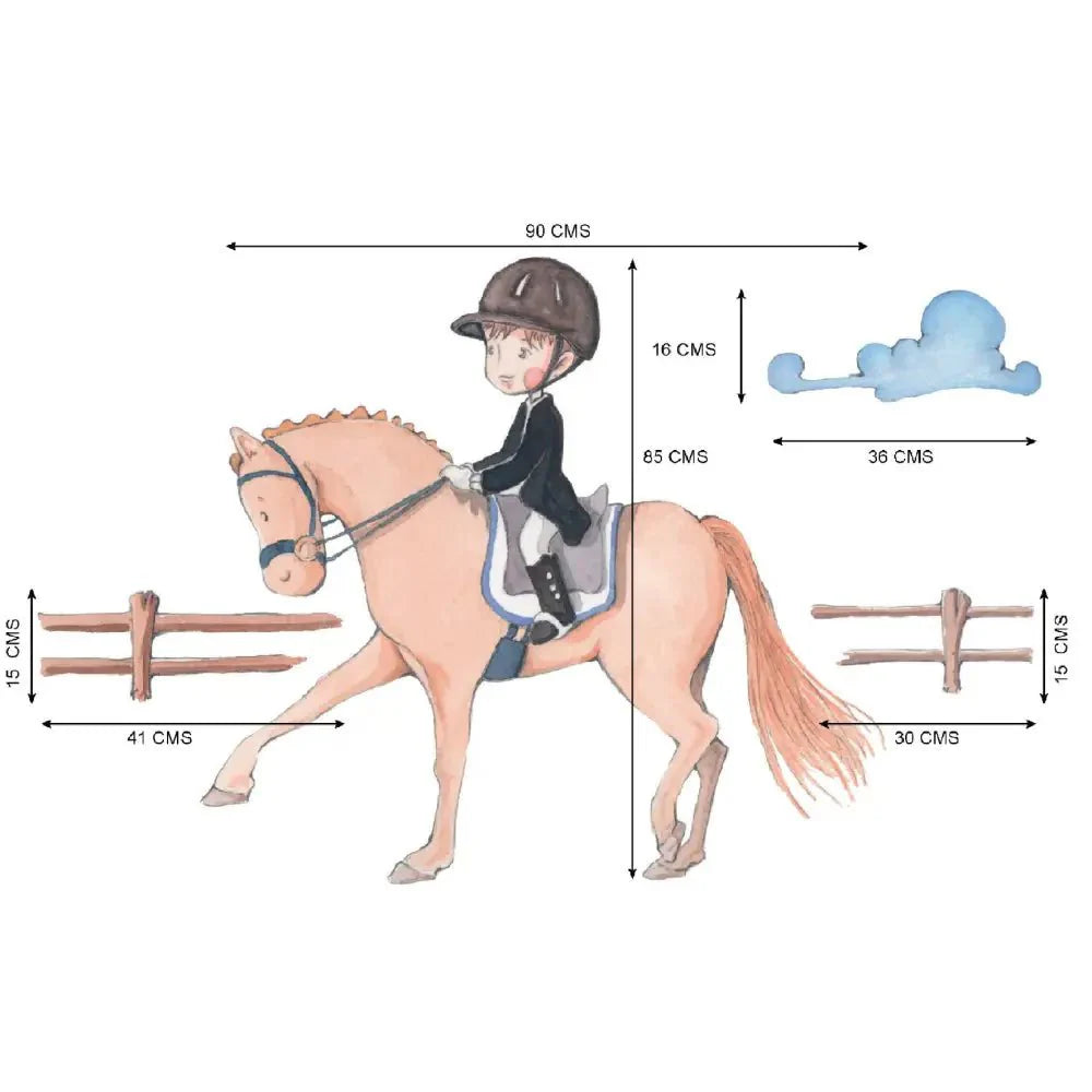 Vinilo Decorativo Infantil JINETE