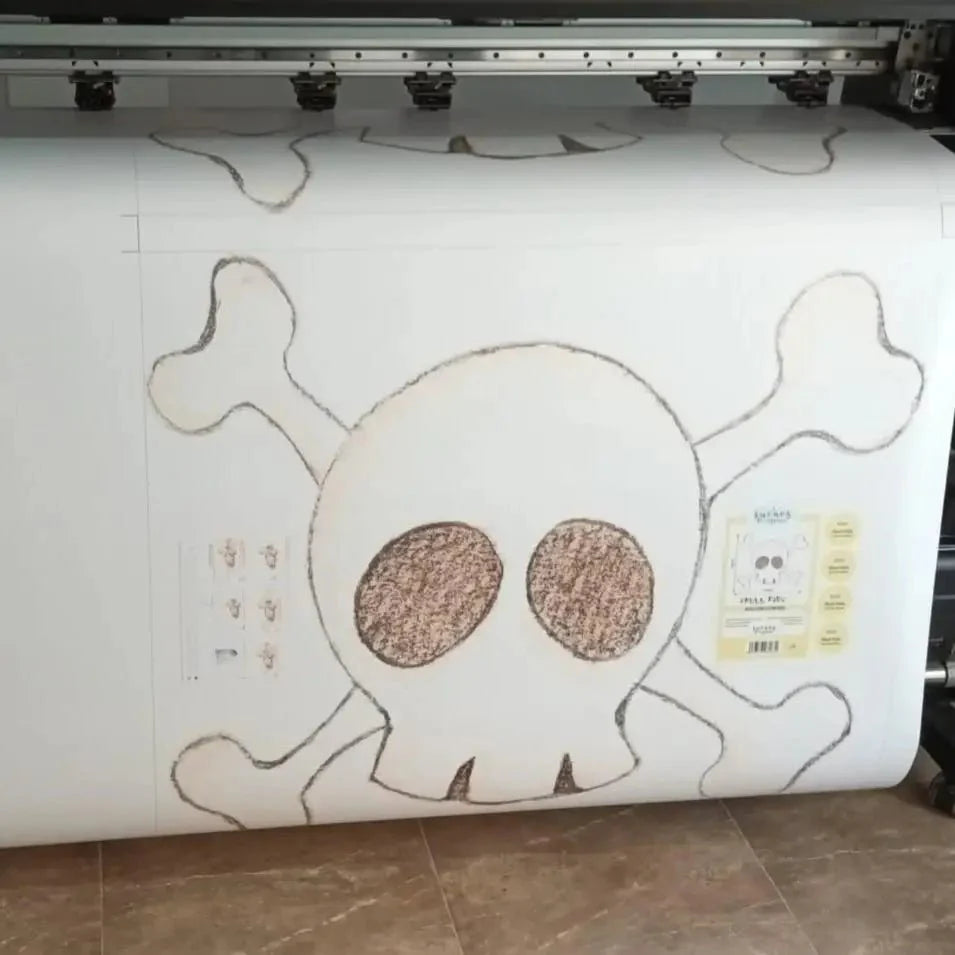 Vinilo Infantil "Small" SKULL 80x94cm