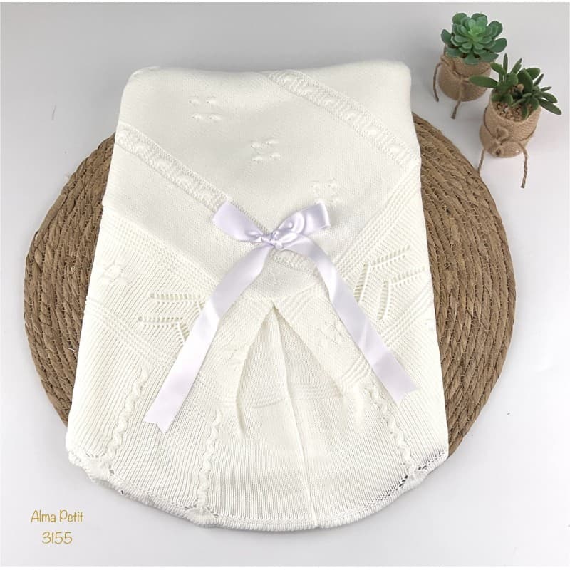 Toquilla de bebé lana ALMA PETIT blanco 421103155