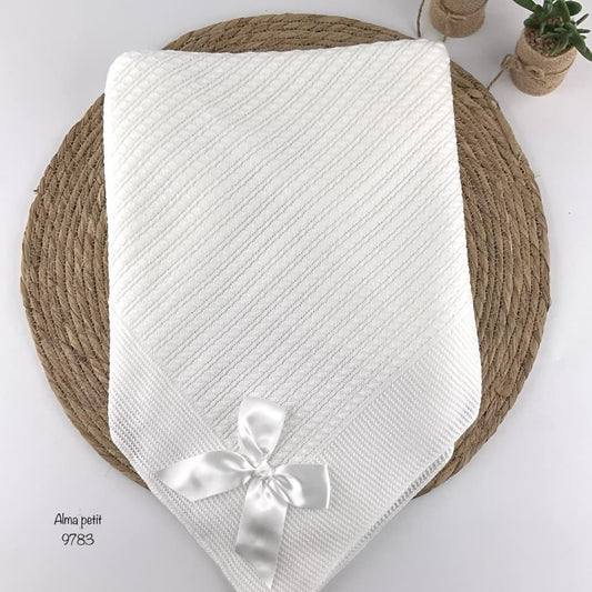 Toquilla Bebé de Lana Blanco – Alma Petit 9783