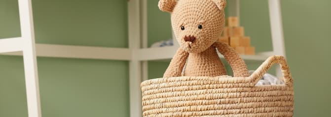 Cesto almacenaje juguetes