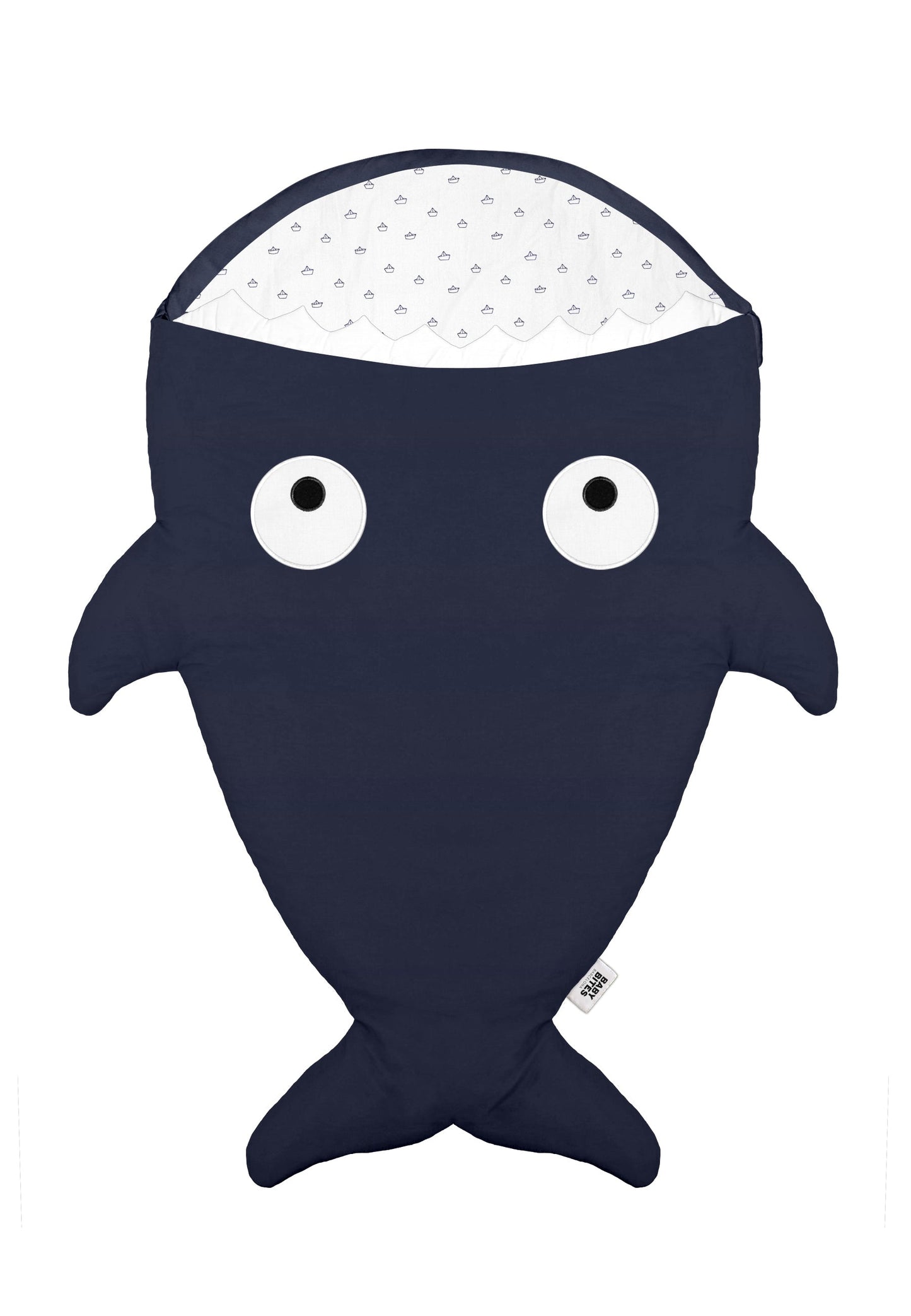 Saco Tiburón para bebé - Azul Marino - Barco papel AW25