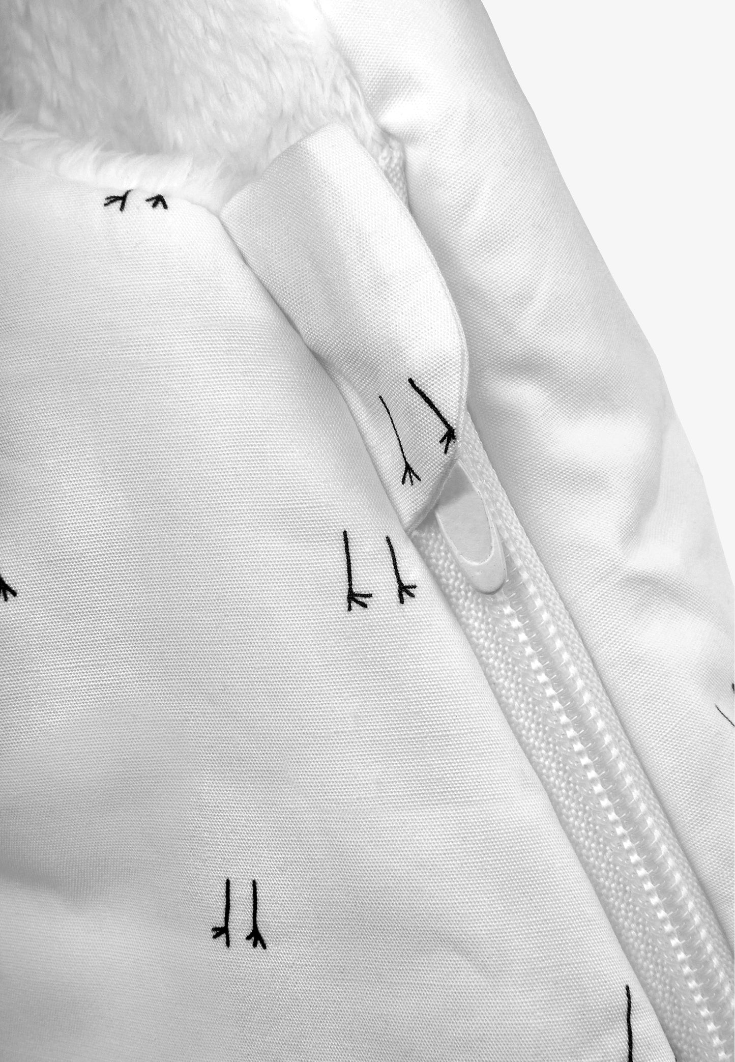 Saco Huevo para recién nacidos - Estampado patitas