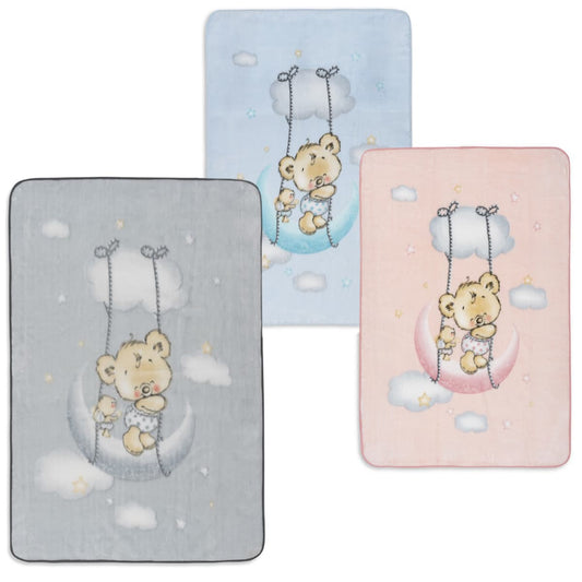 Manta Rachel Oso y Nubes Interbaby 983