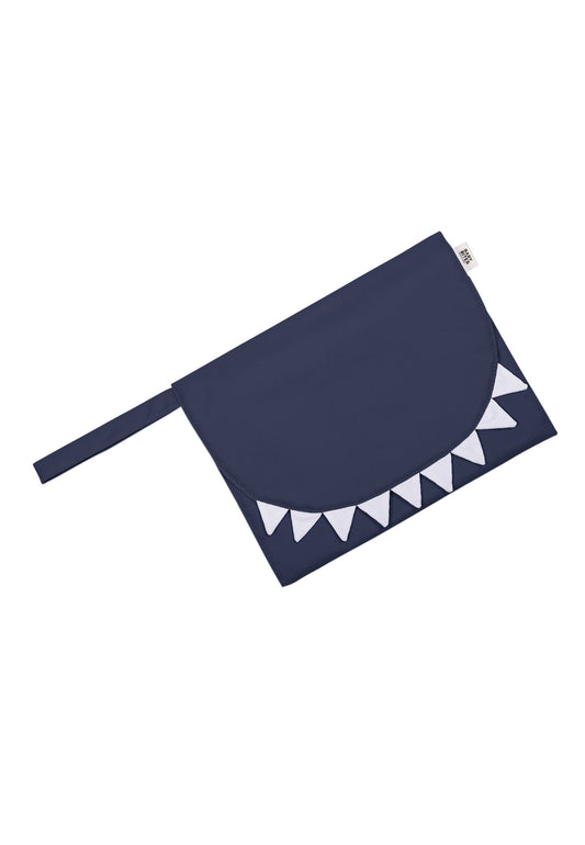 Cambiador de viaje azul marino