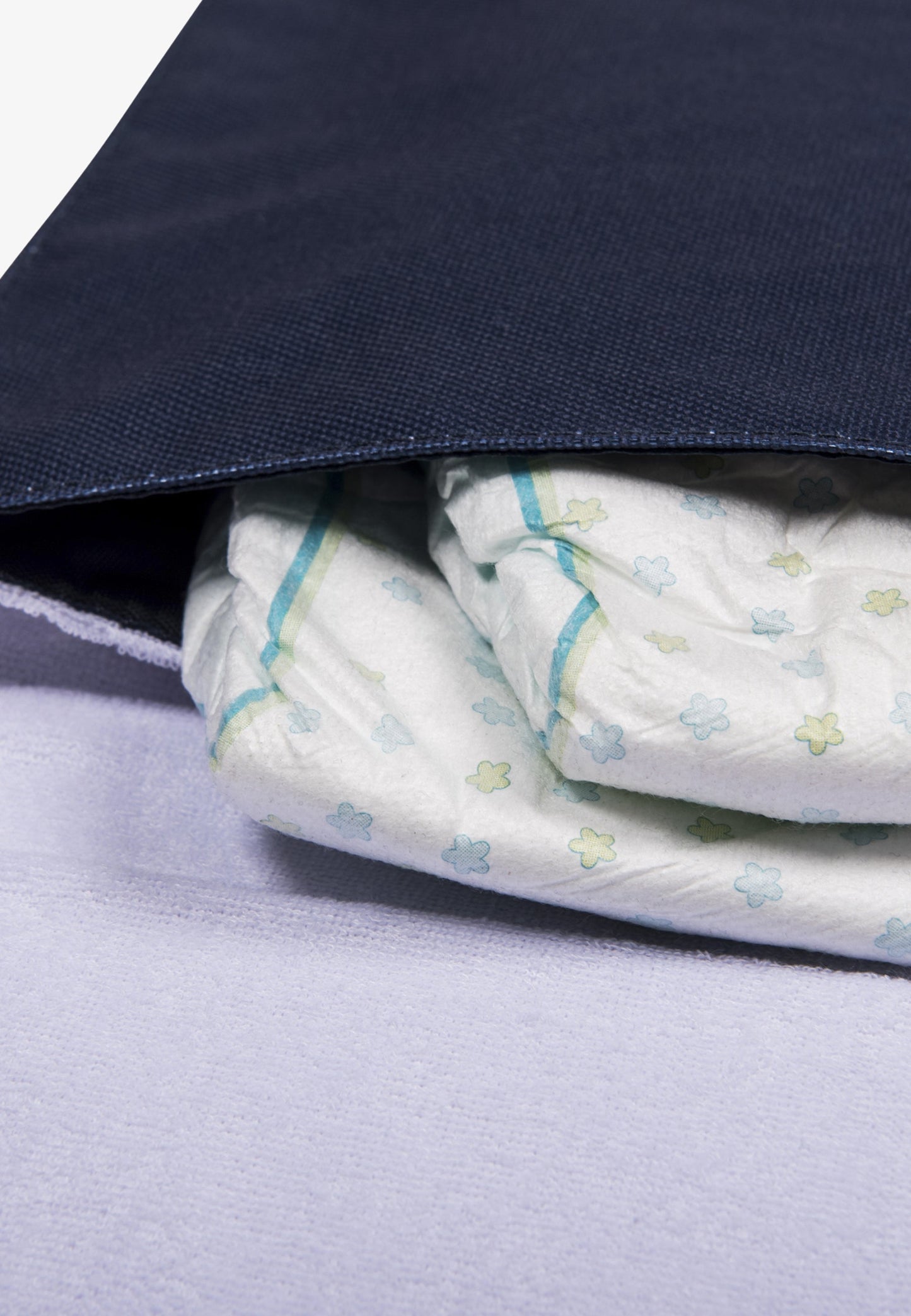 Cambiador de viaje azul marino