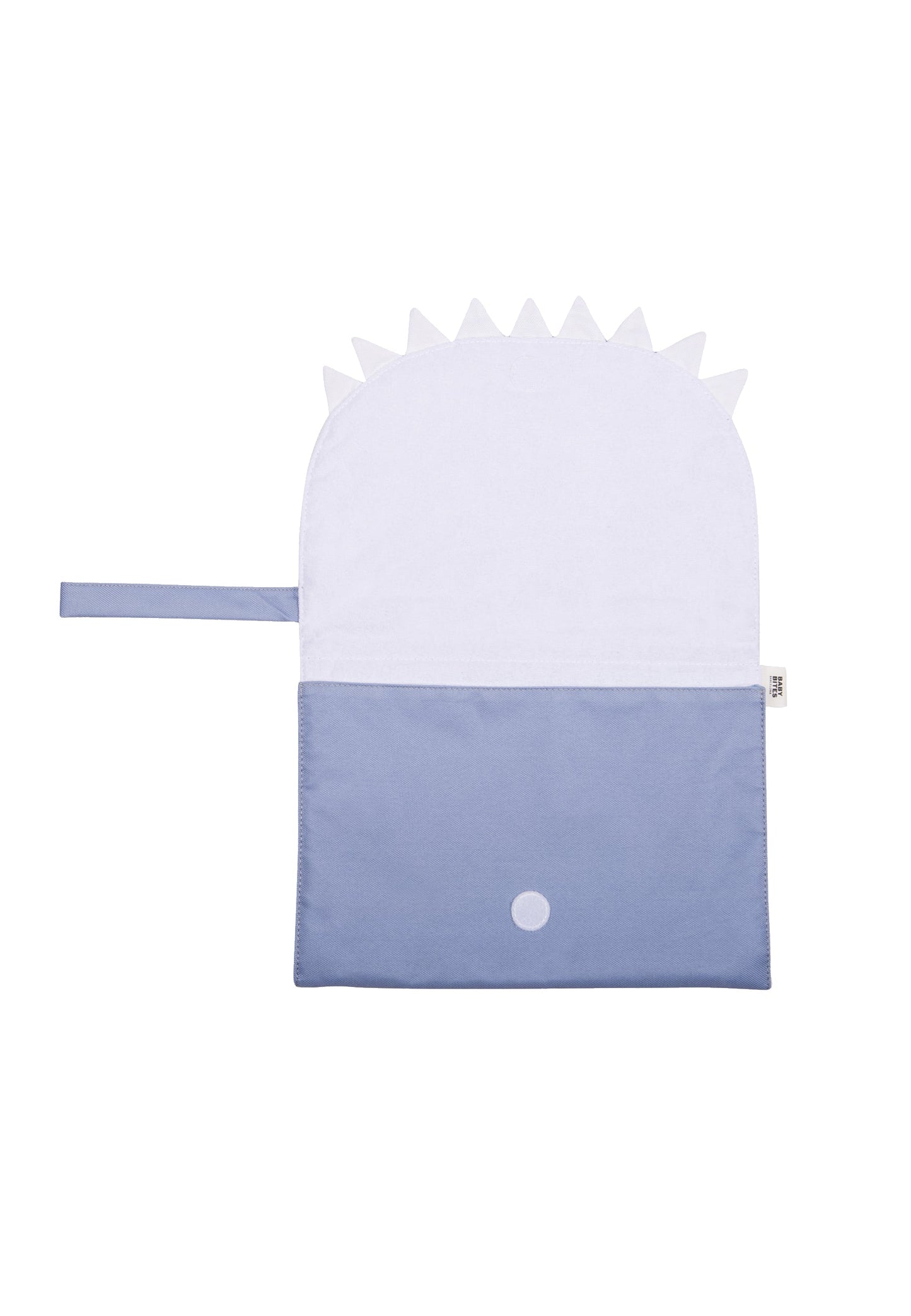 Cambiador de viaje azul pizarra