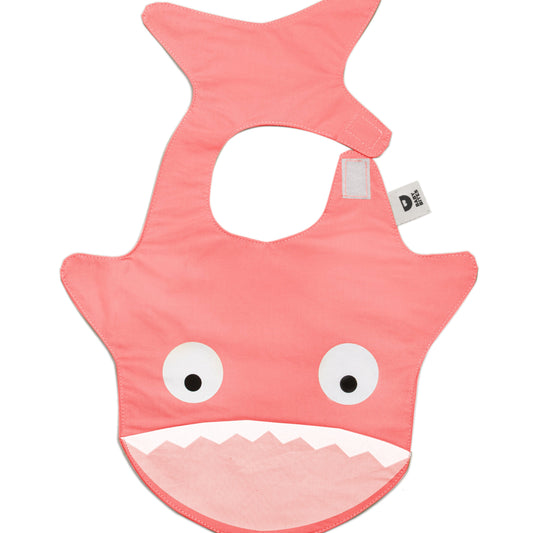 Babero impermeable Tiburón rosa