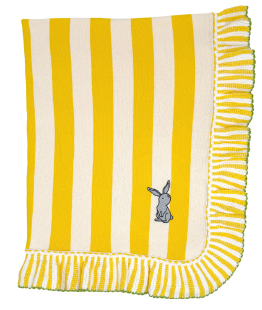 Manta 100% algodón - Cute Bunny Stripes