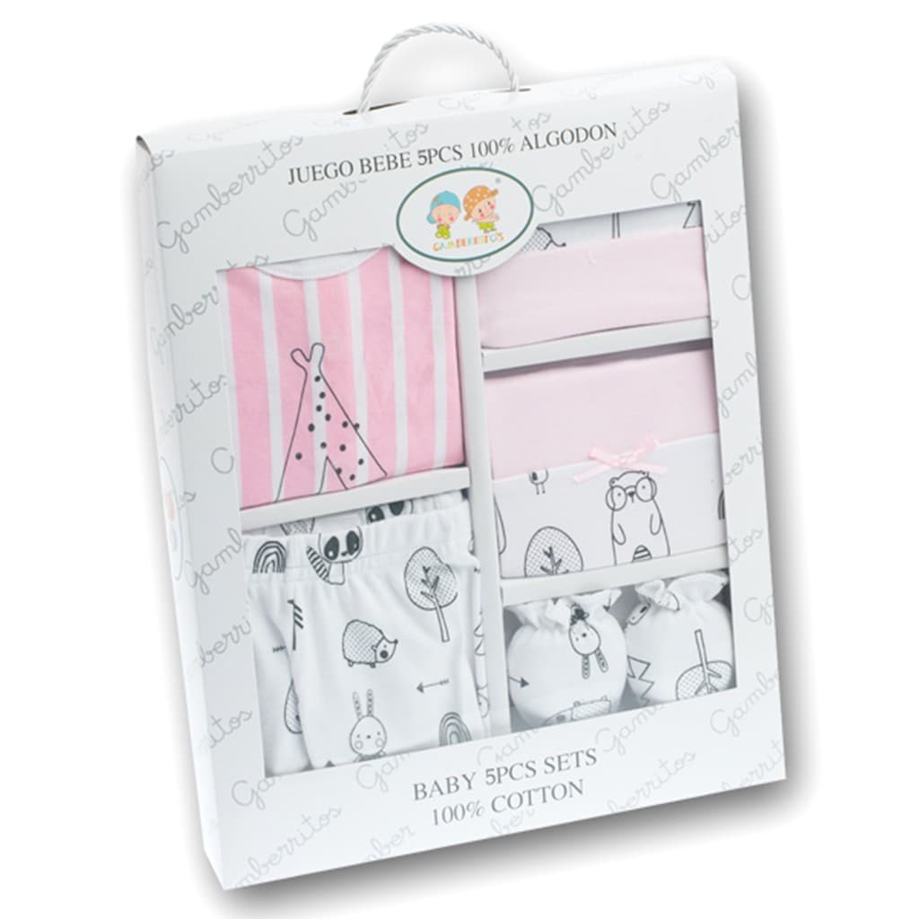Coffret cadeau bébé 5 pièces – 100 % coton Prawn Star 10734